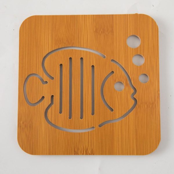 Creative Cartoon Tableware Mat Wooden Tea Cup Mat Bowl Mat Heat Insulation Mat Meal Mat Cup Mat