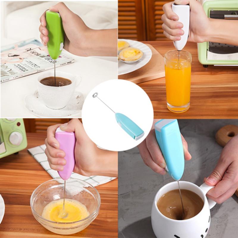 1pc Automatic Egg Milk Frother & Coffee Stirrer Kitchen Whisk