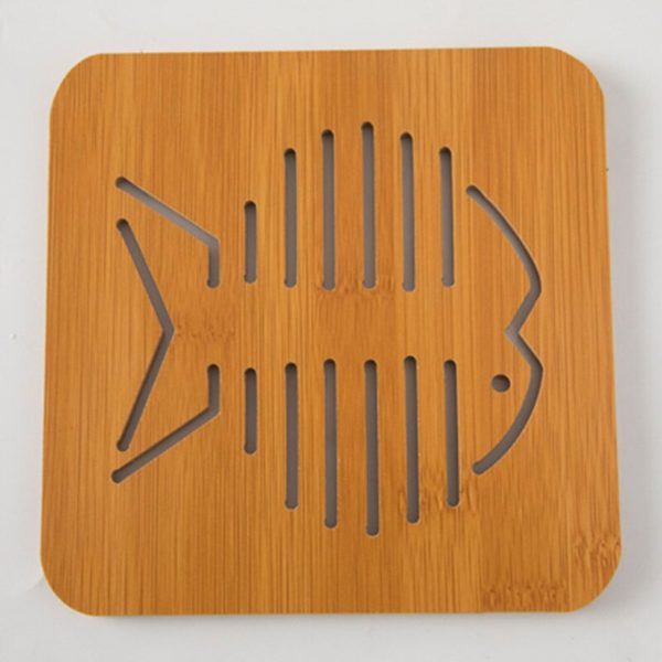 Creative Cartoon Tableware Mat Wooden Tea Cup Mat Bowl Mat Heat Insulation Mat Meal Mat Cup Mat